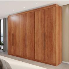 Imagem de Guarda-Roupa Casal Eldorado Premium 6 Portas 6 Gavetas Cinamomo - Pnr