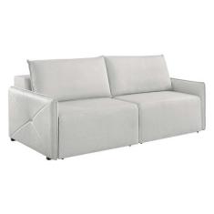 Imagem de Sofá 3 Lugares Retrátil Urban Linho Cinza 200 Cm - Estofart