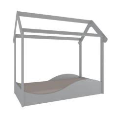Imagem de Cama Montessoriana Cinza Baby Home - Peroba