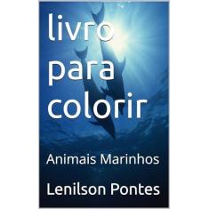 Imagem de livro para colorir: Animais Marinhos