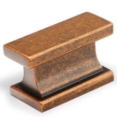 Imagem de COTYKILEY Pacote com 10 maçanetas de armário de cozinha de latão antigo, puxadores de gaveta de latão vintage maciço, maçanetas de cômoda, puxadores de ferragens de armário de cozinha para gavetas de