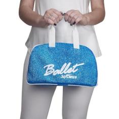 Imagem de Bolsa de Mão Só Dança BG-762 Com Gliter Azul Feminina, 10, Azul