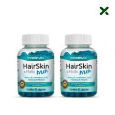 Imagem de Kit 02 HairSkin Men com 90 Cápsulas Loja Maxinutri