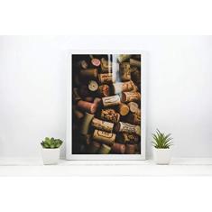Imagem de Quadro Decorativo Vinhos Wine Mod 209 21x30cm