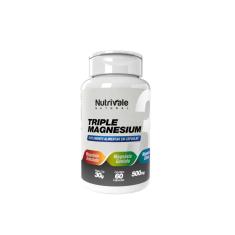 Imagem de Triple Magnesio Quelato Dimalato Citrato 60 Cápsulas Incolor Sem Sabor