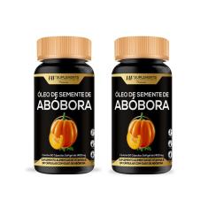 Imagem de 2x oleo de semente de abobora 1400MG 60CAPS hf suplements