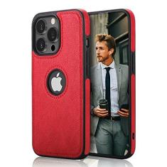 Imagem de Capa de telefone de couro comercial macio para iPhone 14 13 12 11 Pro Max X XS Max XR Capa de telefone ultra fina para iphone 14 Plus, T3, para iPhone 13