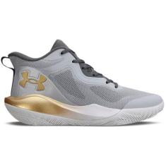 Imagem de Tênis de Basquete Masculino Under Armour Bankshot, Cinza, 40