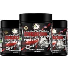 Imagem de KIT C/3 Un. Creatina Monohidratada Pura FitsForce 300Gr - Fits Life