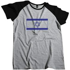 Imagem de Camisa Masculina Cristã Bandeira de Israel