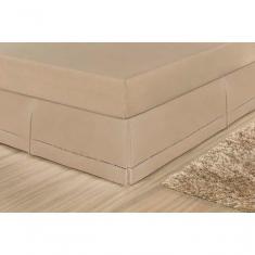 Imagem de Saia Para Cama Box Queen Juliana - Cáqui