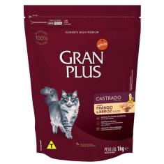 Imagem de Ração GranPlus Frango e Arroz Gatos Castrados Adultos - 1 Kg