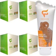 Imagem de Creme Esfoliante Fashion Sebo de Carneiro Bisnaga 200ml Kit 48 Unidade