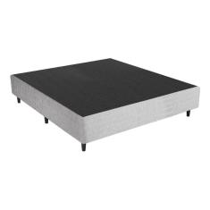 Imagem de Base Box Sommier Casal 138x188cm Columbus Inducol Cr35247c Cinza Cinza