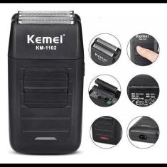 Imagem de Barbeador Kemei KM-1102 Bivolt com Dupla Lâmina - ANNICKSTOREE