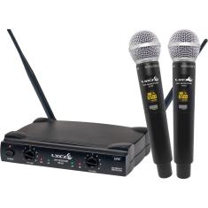 Imagem de Microfone Sem Fio Duplo Mão Lyco UH08MM UHF