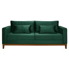 Imagem de Sofá 3 Lugares Bahamas Suede Verde 200 cm