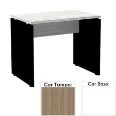Imagem de Mesa De Escritório Pé Painel Pe25 Em Mdp 150 X 60 Cm Cor Noce Naturall