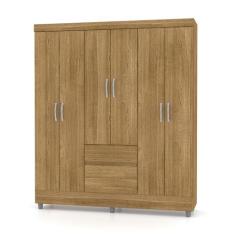 Imagem de Guarda Roupa Solteiro 6 Portas 153 cm Rio Plus Branco - Pallazio