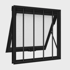 Imagem de Janela Máximo Ar Com Grade 60x80cm Riobras