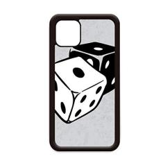Imagem de Capa de cassino de dados preto e branco para iPhone 12 Pro Max para Apple Mini Mobile Case Shell