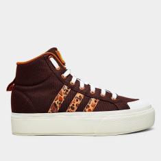 Imagem de Tênis Adidas Cano Médio Bravada Mid Plataforma Farm Feminino-Feminino