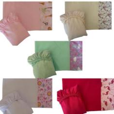 Imagem de Lençol de Berço Padrão Americano 1 LENÇOL COM ELÁSTICO E 1 FRONHA - Al