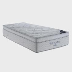 Imagem de Colchão Solteiro Freedom Molas Ensacadas Pillow 88x188x32cm - Ortobom