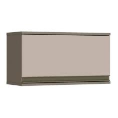 Imagem de Armário Aéreo p/ Cozinha Connect Geladeira c/1 Porta Basculante 60cm Duna/Cristal - Henn