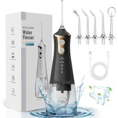 Imagem de Irrigador Dental Oral Profissional Recarregavél 300ml Higiene Limpeza