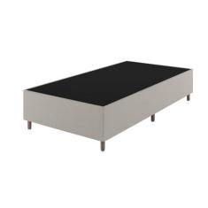 Imagem de Base Box Solteiro 188cm X 88cmx 37cm Treviso Liso Boucle Nude
