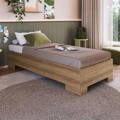 Imagem de Cama Solteiro Xangai Marrom - Art In Móveis
