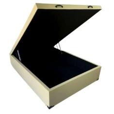 Imagem de Cama Box Baú Casal com Arco suporte - Completa. Estrutura Reforçada