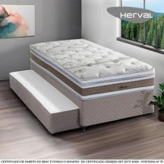 Imagem de Bicama Box Solteiro Com Cama Auxiliar Herval Amore, Molas Ensacadas, 6