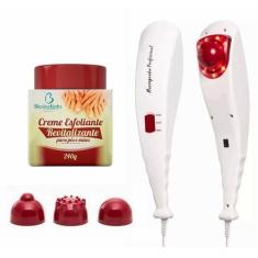 Imagem de Aparelho Massagem Profissional Infravermelho 110V + Esfoliante - Ms Fi