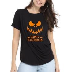 Imagem de Baby Look De Halloween Fantasia Dia Das Bruxas Camisa Feminina - SEMPR