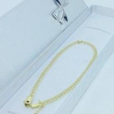 Imagem de Pulseira Grumet Exclusivo Fecho Gaveta 3mm Folheada A Ouro 18k 20cm