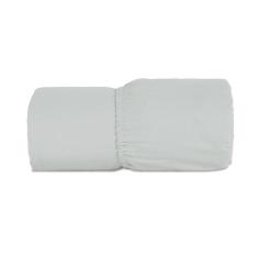 Imagem de Lençol king size avulso c/ elástico 100% algodão 200 fios cinza