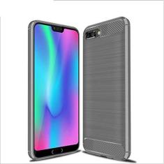 Imagem de Capa para Huawei Honor 10, capa de material de fibra de carbono, macia, antiderrapante, antiimpressões digitais, capa totalmente protetora para Huawei Honor 10