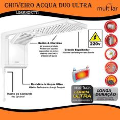 Imagem de Chuveiro Modelo 7510098 Acqua Duo Lorenzetti Branco 220V 7800W