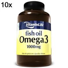 Imagem de Kit 10X Omega 3 1000Mg - 200 Cápsulas - Vitaminlife