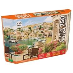 Imagem de Quebra Cabeça Horizonte Grego Grécia Panorâmico 750 Peças