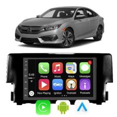 Imagem de Kit Multimidia Android Civic G10 2017-2021 7 Pol Carplay Wifi  - E-Car