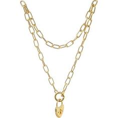 Imagem de Colar Cadeado Coração