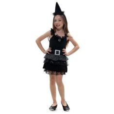 Imagem de Fantasia Bruxinha Black Infantil - Halloween