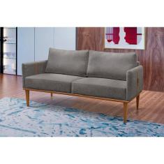 Imagem de Sofá Namoradeira Milla Base em Madeira Maciça Castellar Móbile