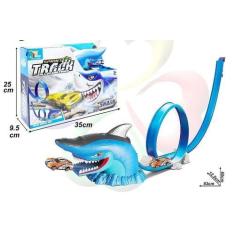 Imagem de Brinquedo Pista Looping 360 Radical Tubarão Carrinho Lançador - Toys