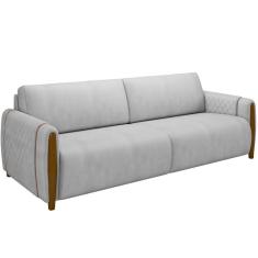 Imagem de Sofá 02 Lugares 168cm Flora M03 Veludo Cinza