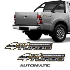 Imagem de Adesivos 4x4 Turbo Intercooler Hilux 2005/2008 + Automatic