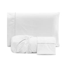 Imagem de Lençol Avulso Queen Percal 200 Fios Acetinado Elástico Premium Hotel P